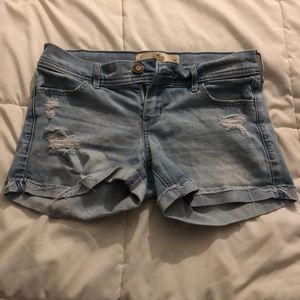 Hollister Size 3 Distressed Shorts